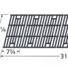 19 1/4" X 31", Cast Iron Cooking Grids