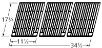 17 3/4 X 34 1/2, Cast Iron Cooking Grids - 61903 - Image 2