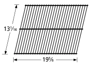 13 1/16 X 19 5/8, Porcelain Cooking Grid - 50301