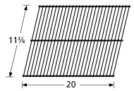 11 3/8" X 20", Fiesta Porcelain Cooking Grid - 54101 - Image 2