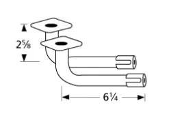 L-shaped Venturi Tubes, Arkla, Sunbeam