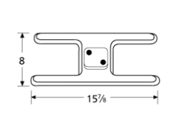 Charbroil, Patio Kitchen Stainless Steel Burner - 11102